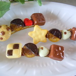 オランジェッタとチョコとクッキーのバレッタ