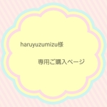 haruyuzumizu様 専用ご購入ページ
