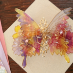 忘れ草花のバレッタ　〜舞〜.（hair ornaments of Forgotten flower〜mai〜）