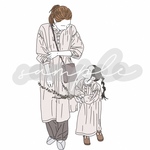 線画イラスト描きます