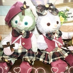 aonosouna様専用　ジェラトーニ&ステラルー  ☆ コスチューム☆茶系チェック合皮ベスト10点セット☆