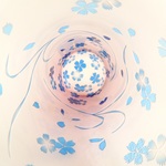そよ風に舞うなでしこ