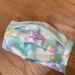 ハンドメイド　ユニコーンプリーツマスク　子供Sサイズ