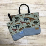 オーダー品  conokono様専用 恐竜のレッスンバッグとシューズバッグのセット