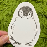 スケッチアートメモ 【ペンギンベビー】Mサイズ 10枚入