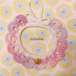 再販☆春色dreamy フリルレース首輪☆＊* [f-002]