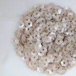 スパンコール 4mm 約1360枚(約5g) 花カップ マット グレージュ (SFC04MGJSE00)