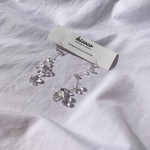 bubble light クリアビーズピアス