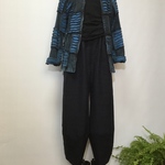 men's仕様＊サルエルパンツ＋巾着＊裏地付き＊着物リメイク