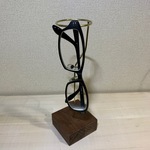 真鍮のメガネスタンド_B001
