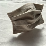 再販！職場でも使いやすい◎ナチュラルプリーツマスク！ベージュ/チェック！