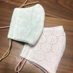 送料無料　二枚　立体マスク　大人用　ガーゼマスク