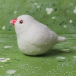 羊毛フェルト・ころりん文鳥さん