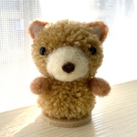 ボンボンわんちゃんのぬいぐるみ