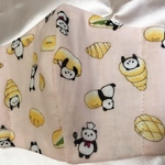 子供用立体布マスク　《パンダピンク》
