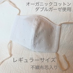 ハンドメイド  レギュラーサイズ　洗える立体マスク　不織布芯入り