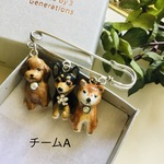 3匹の犬のキルトピン、チームA