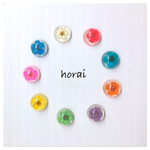 押し花cororinピアス