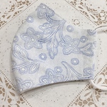 antique German-fabric/wガーゼの立体マスク♡5