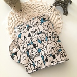 置いときマスクケース 【犬いっぱい・Dogs】(一時置きマスクケース）