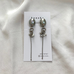シルバー チェーン ( ピアス / イヤリング )