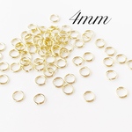 高品質＊丸カン＊4mm＊150個＊ゴールド