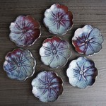 紫雲釉コスモス小皿[0241]