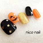 【期間限定】ハロウィンネイル★パンプキンネイル