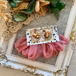 【再販＊⠀】シフォンリボンタッセル＊春ピアス