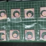 人工オパール　お試し用端材 5gパック　オーロラシリーズ新色ピンク【緑斑】　ランダム発送
