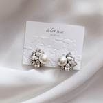 あこや真珠&スワロ《brilliant White》plus イヤリング 