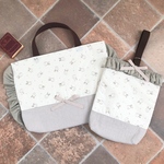 【入園入学】レッスンバッグ・シューズバッグセット女の子⋈ウサギ柄