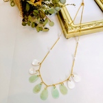 【送料無料】しずくシェルのネックレス