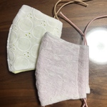 送料無料　二枚　立体マスク　大人用　ガーゼマスク