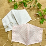 立体マスク2枚セット＊レース＊大人用