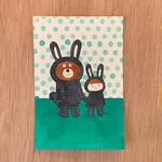 【送料無料】原画「うさぎ潜入捜査」