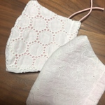 送料無料　二枚　立体マスク　大人用　ガーゼマスク