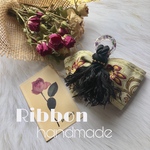 刺繍リボンのロープモチーフのポニーフック
