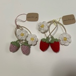 いちごヘアゴム（2個セット
