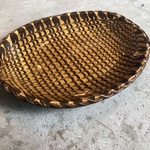 益子作家　スリップウェア　オーバル