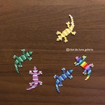 選べるトカゲちゃん(ピアス、イヤリング、ブローチ、タックピン)