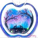 【狼】零れ桜アクセサリートレイ