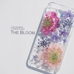 iPhone5/5s ケース 押し花 PinkPink&Purple
