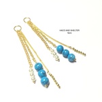 4pcs★turquoise swing（ミックスチャーム）