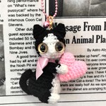 オーダー品☆izumi000様【送料無料】ハチワレ＆三毛猫*ハート♡あみぐるみ