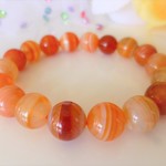 ☆１点もの☆良縁☆絆☆新たな出逢い☆パートナーシップ☆サードオニキス☆　☆１０ｍｍ☆　☆１５．５ｃｍ☆