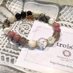 pink×Black   Powerstonebracelet