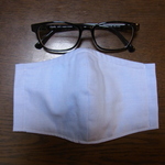 マスク　メンズサイズ　サックス（水色）×サックス　ポケット