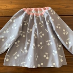 さくらんぼのスモック②☆しっかり生地