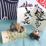 猫と鯉のぼり